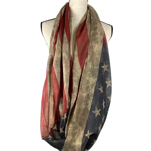 American flag infinity scarf - Picture 3 of 4